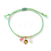 Bohemian 304 Stainless Steel Strawberry Charm Bracelets LS-SN9746-3-1