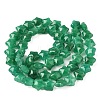 Dyed Natural Malaysia Jade Star Beads Strands G-Z080-A01-05-3