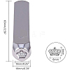 Iron Metal Stamps AJEW-BC0005-39B-2