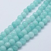 Natural & Dyed Jade Bead Strands G-P370-02-8mm-1