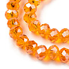 Electroplate Glass Beads Strands EGLA-A034-T4mm-A24-3
