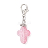 9Pcs Glass Pendant Decorations X1-HJEW-JM03929-02-4