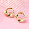 Brass Hoop Earrings EJEW-S249-07G-3