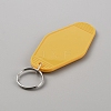 Plastic Blank Motel Keychain KEYC-WH0034-29J-2