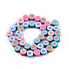 Handmade Polymer Clay Beads Strands CLAY-N010-079A-2