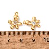 Brass Micro Pave Cubic Zirconia Pendants KK-K382-60G-3