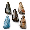 Natural Mixed Gemstone Pendants G-M405-09-1