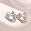 304 Stainless Steel Hoop Earrings SA-CBA46AF-26P-02-1