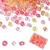 500Pcs 5 Colors Transparent Acrylic Beads TACR-YW0002-07A-1