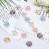 WADORN 150Pcs 5 Colors Transparent Acrylic Beads FIND-WR0011-40-3