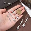 6Pcs 3 Styles 304 Stainless Steel Big Pendants STAS-CJ0002-48-4