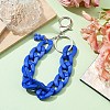 Acrylic Curb Chain Keychain KEYC-JKC00632-03-3