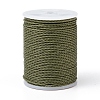 Round Waxed Polyester Cord YC-G006-01-1.0mm-37-1