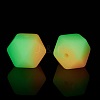 Two Tone Luminous Silicone Beads SIL-I002-02B-1