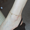 316L Surgical Stainless Steel Charm Anklets for Women FS-WG47470-33-1