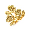 Brass Cuff Rings for Women RJEW-Z097-01G-01-2