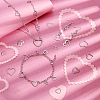   48Pcs 12 Style 304 Stainless Steel and 201 Stainless Steel 
Linking Rings STAS-PH0004-23-3