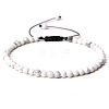Adjustable Women's Howlite Beaded Bracelet CN3407-47-1