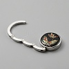 Zinc Alloy Bag Hanger Purse Hooks BAGH-WH0001-A11-3