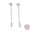 925 Sterling Silver Chain Extenders STER-D036-39AS-3