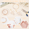 Copper Wire for Jewelry Craft Making CWIR-WH0016-03-4