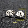 201 Stainless Steel Stud Earrings FS-WGB18B1-14-1