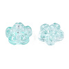 Transparent Spray Painted Glass Beads GLAA-N035-029-C01-3