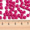 Imitation Jade Glass Seed Beads SEED-Z001-A-B04-4