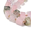 Natural Amethyst & Citrine & Prehnite & Quartz Crystal & Rose Quartz Beads Strands G-G053-B14-01B-4