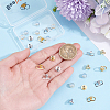24Pcs 6 Styles Silicone Ear Nuts SIL-BBC0001-05-3