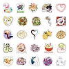 50Pcs Cute Snake PVC Cartoon Stickers SNAK-PW0001-04A-2