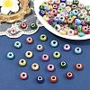 100Pcs 2 Styles Opaque Resin European Beads RPDL-YW0001-20-4