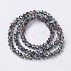 Electroplate Transparent Glass Beads Strands LS-EGLA-A034-T4mm-Q13-2