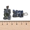 Natural Blue Spot Jasper Pendants G-B127-09P-09-3