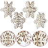 4 Styles Christmas Theme Unfinished Wood Solid Display Decorations DJEW-WH20002-21C-6