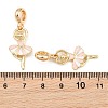 Alloy Enamel European Dangle Charms AL-CBAC2D3-18G-3