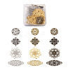  Jewelry Iron & Alloy Filigree Joiners Links FIND-PJ0001-02-1