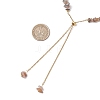 Adjustable Natural Multi-Moonstone Chip Beaded Necklaces NJEW-JN05933-3