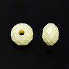 Spray Painted Acrylic Beads MACR-S280-03E-6
