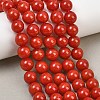Natural Dyed White Jade Beads Strands GG-CBAEB22-B01-10mm-06-1
