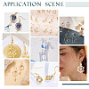 100Pcs 2 Style Brass Earring Hooks KK-PH0003-64-3