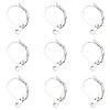 100Pcs Brass Leverback Earring Findings KK-YW0003-37P-1