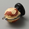 Opaque Resin Pendants RESI-TAC0002-73G-2