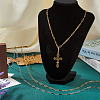 4M 2 Colors Brass Paperclip Chains CHC-TA0001-21-6