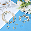 6Pcs Brass Spring Gate Rings KK-BBC0020-04-3
