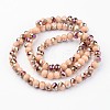 Electroplate Glass Beads Strands EGLA-P018-6mm-H07-3A-2