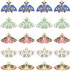 30Pcs 5 Styles Alloy Enamel Pendants ENAM-CJ0005-34-1