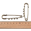 304 Stainless Steel Safety Pins Brooch Findings SA-CBA4160-04D-AB-3