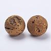 Electroplate Natural Druzy Geode Quartz Beads DJEW-K009-B07-1