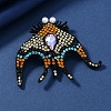 Manta Ray Rhinestone Brooch PW-WGC7FBE-01-1